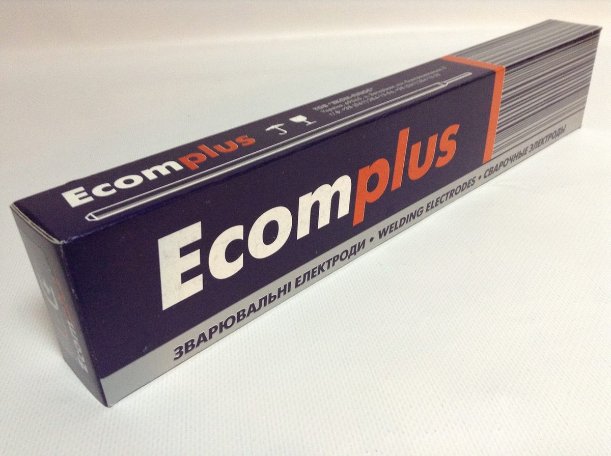Зварювальні електроди Ecomplus АНО-36 в упаковці
